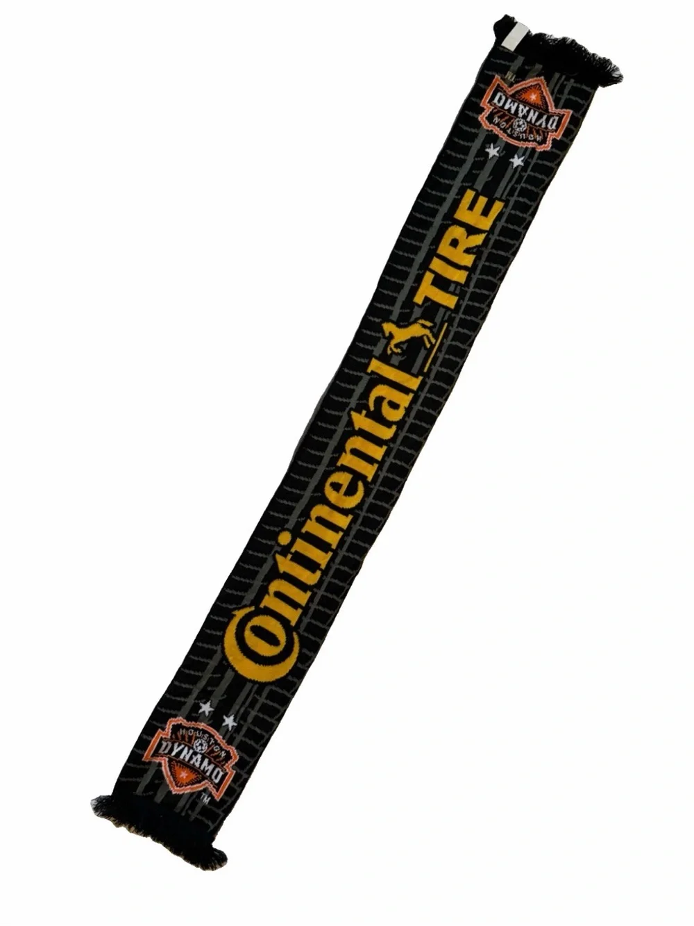 Orange & Black Houston Dynamo Soccer Scarf